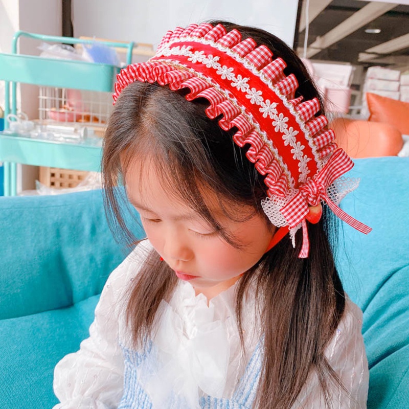 Băng Đô Ren Hoa Nhiều Màu Sắc Phong Cách Lolita