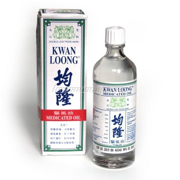 Dầu nóng trắng Kwan Loong Oil Singapore 57ml