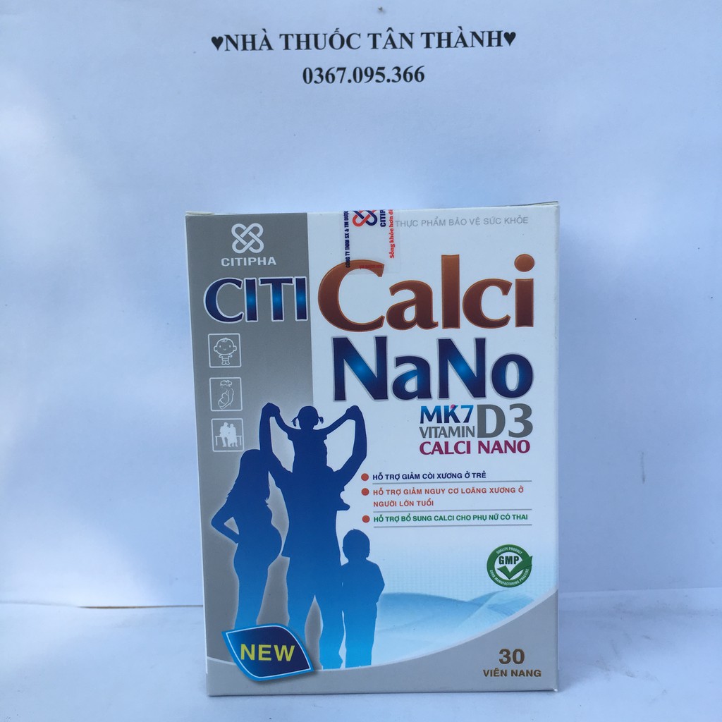 Viên uống Calci nano D3 MK7 bổ sung canxi