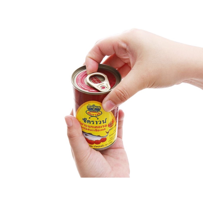 Cá nục sốt cà vị cay, không cay Sea Crown, Pompui hộp 155g