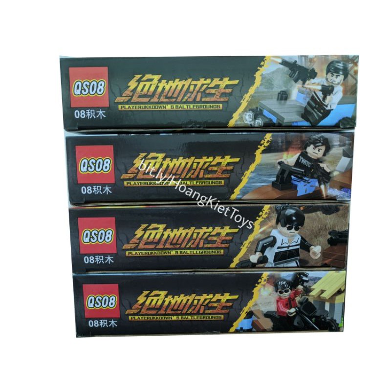 Lego PUBG Minifigure QS08 67027B lắp ráp phương tiện di chuyển  Playerunknown's battlegrounds