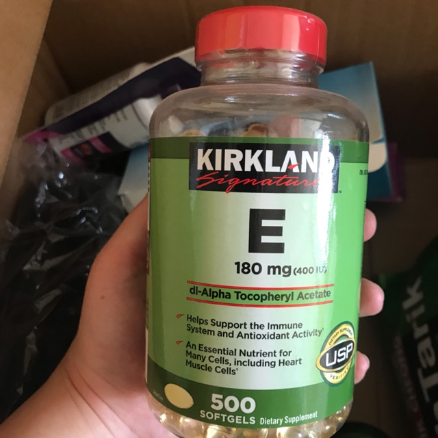 Sẵn - hàng Mỹ - Vitamin E đẹp da 500 viên