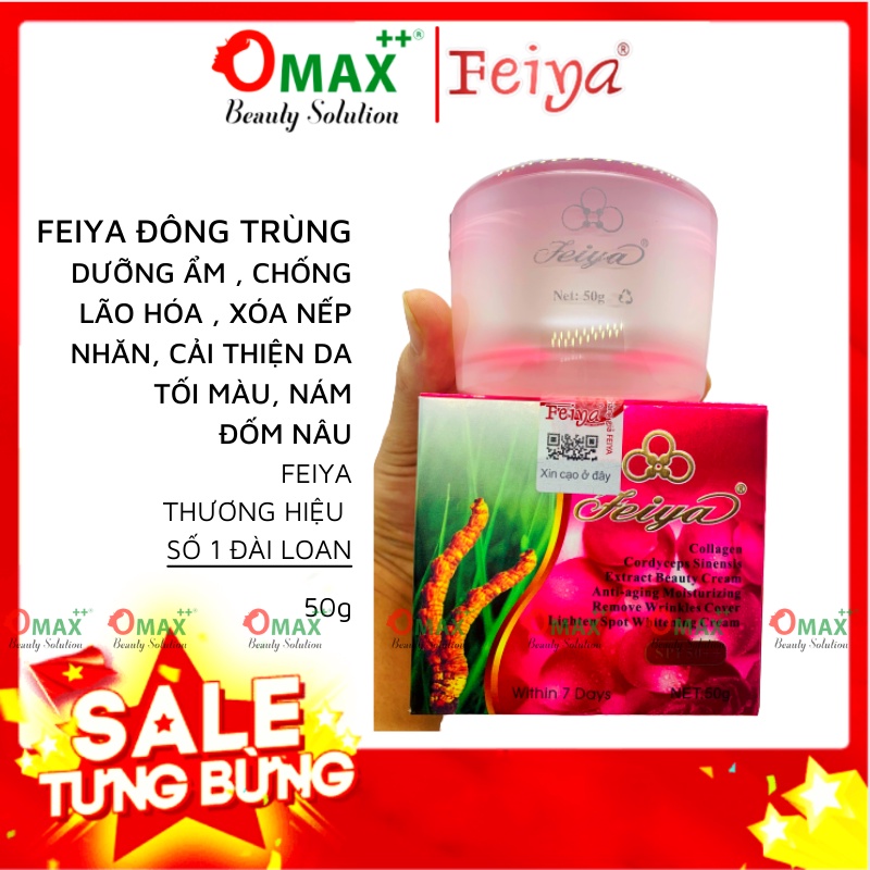 [Mã 11FMCGSALE1 giảm 10% đơn 250K] KEM FEIYA ĐÔNG TRÙNG HẠ THẢO ( ĐÀI LOAN ) TÁI TẠO TẾ BÀO DA 50G
