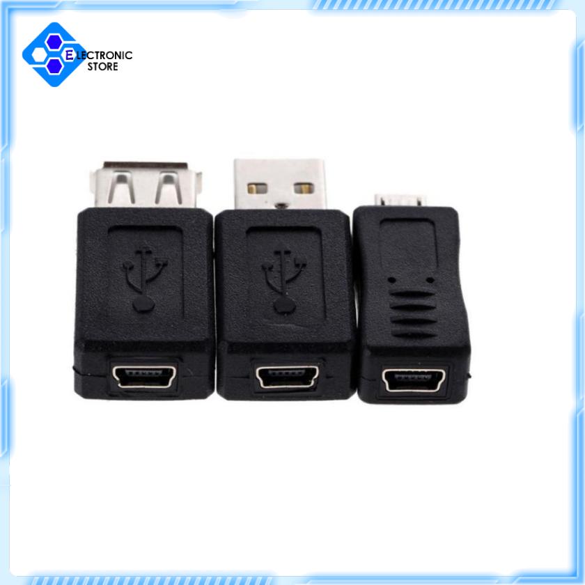 Set 12 Bộ Chuyển Đổi Dữ Liệu Otg Usb 2.0 A Male Sang Female Micro-B | BigBuy360 - bigbuy360.vn