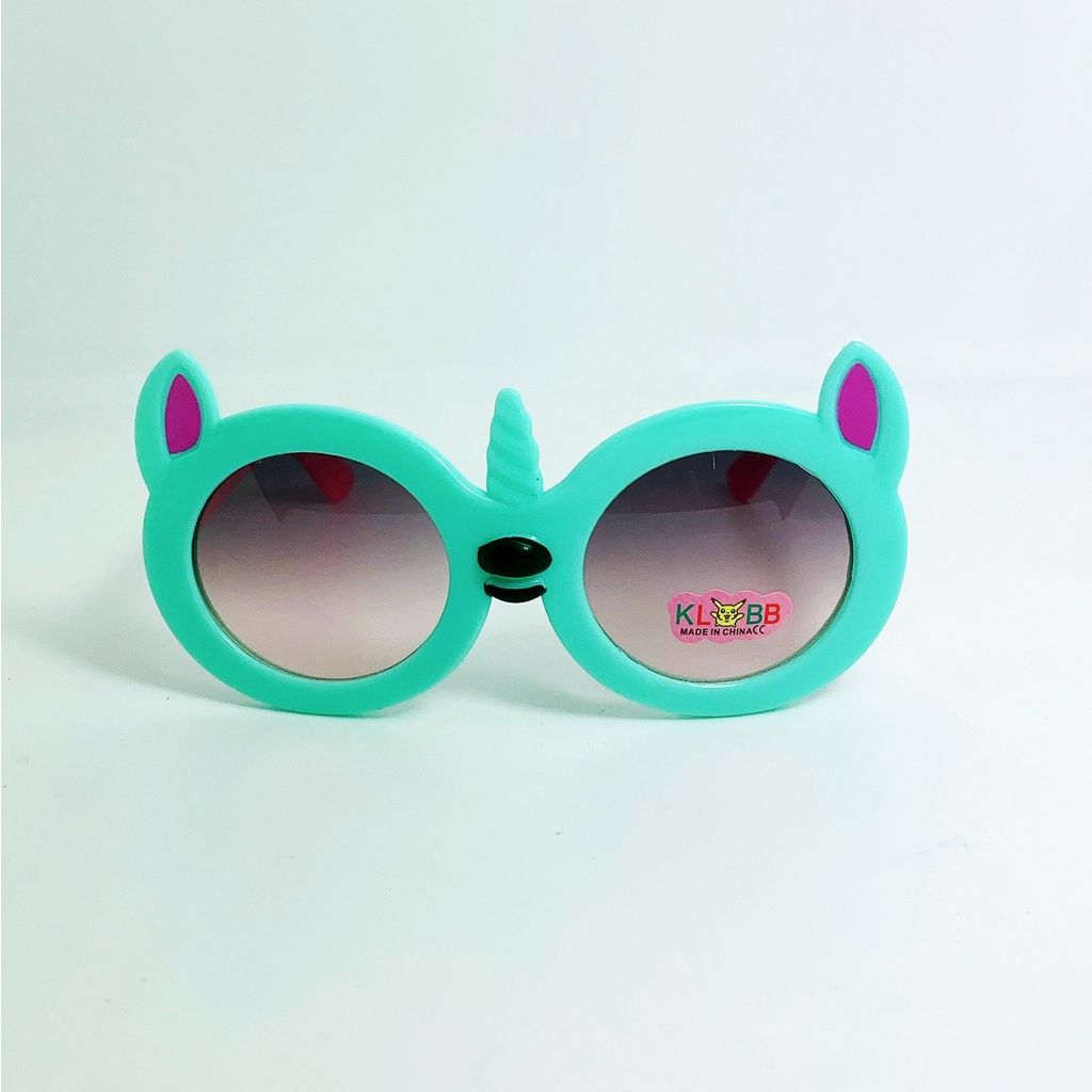 Kính mát trẻ em gọng nhựa hình dáng ngộ nghĩnh phù hợp bé trai và bé gái từ 1 tới 5 tuổi JJ202210