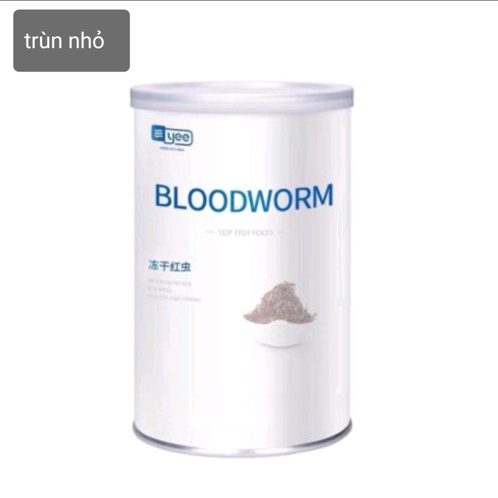 Trùn huyết sấy khô , thức ăn cá cảnh