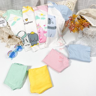 [SALE] Bộ Dài Tay Cho Bé Trai, Bé Gái Minky Mom Vải Thun Lạnh Hoạ Tiết Gấu Xanh, Đồ Bộ Cho Bé Mặc Nhà Thu Đông MKMTD2131