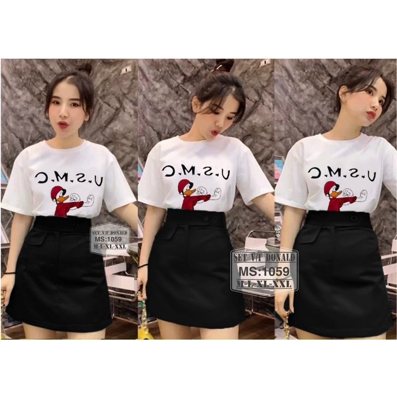 Sét Vịt Donald Bigsize 55kg Đến 100kg (M/L/XL/XXL)