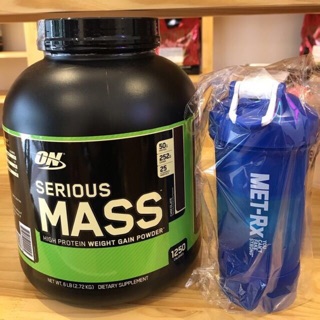 Sữa Tăng Cân SERIOUS MASS Hộp 2.72kg ( Tặng Bình Lắc Hoặc Lăn Khử Mùi Romano 50ml )