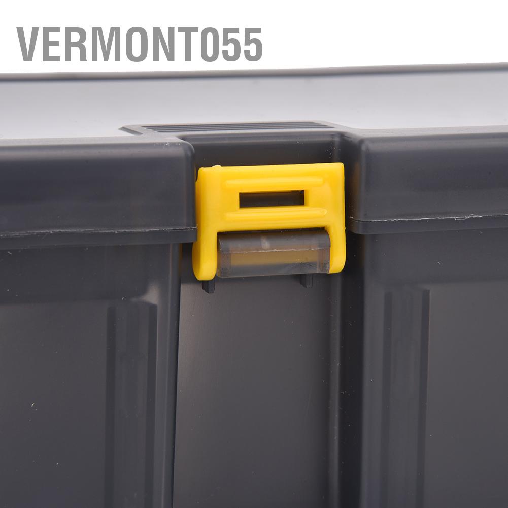 Có thể bán buôn Hộp câu cá bằng nhựa hai lớp để đựng phụ kiện dụng cụ làm mồi Vermont055 Hàng giao ngay