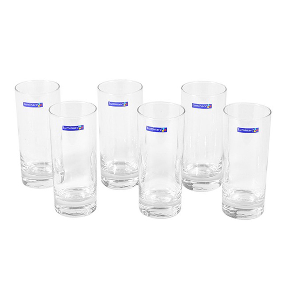 Bộ 6 ly thủy tinh cao Luminarc Islande 290ml D6293