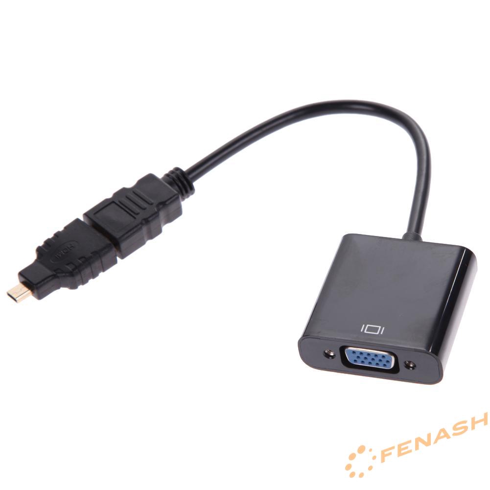 Bộ chuyển đổi HDMI / mini sang VGA kèm dây cáp audio