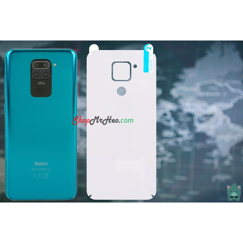 Dán Dẻo PPF Full Mặt Sau Lưng Xiaomi Redmi Note 9 - Note 9s