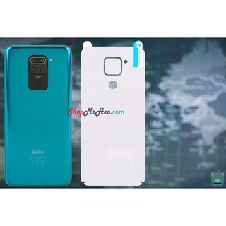 Dán Dẻo PPF Full Mặt Sau Lưng Xiaomi Redmi Note 9 - Note 9s