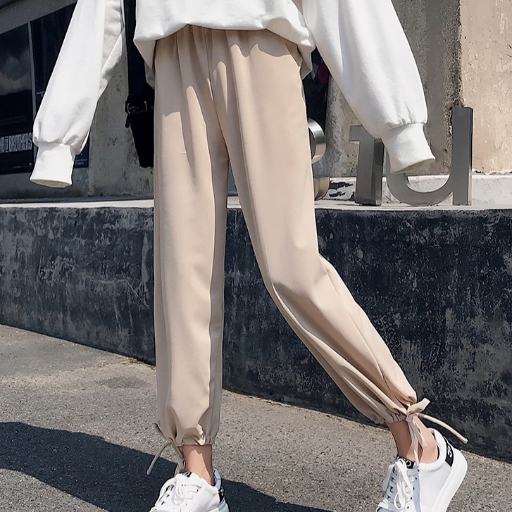 Quần Dài Lưng Cao Chất Chiffon Thiết Kế Xẻ Thanh Lịch | BigBuy360 - bigbuy360.vn