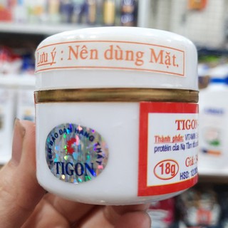 Kem thoa mặt Tigon 18g, trắng sau 5 ngày sử dụng