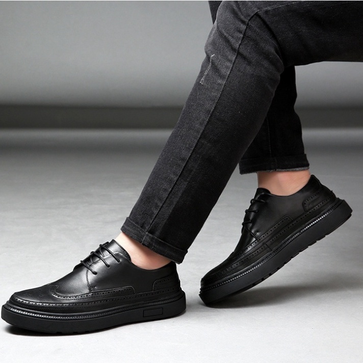 Giày Tây Nam DECEMBER Modern Derby Da Bò - DE3073