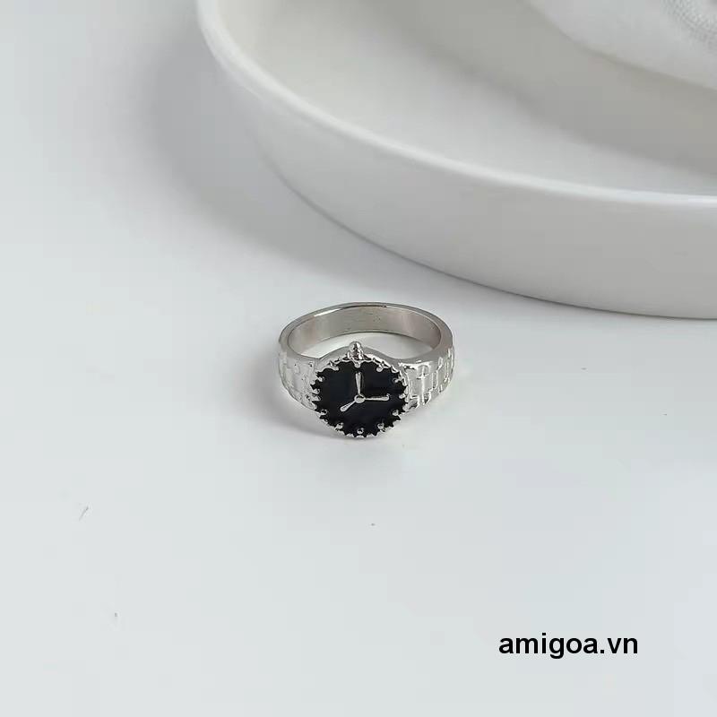 ✨✨ Nhẫn Hình Đồng Hồ Độc Đáo Thời Trang