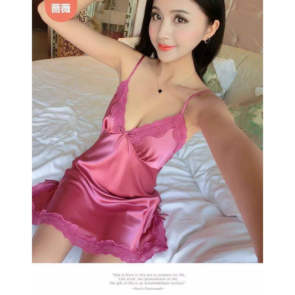 váy ngủ hai dây sexy