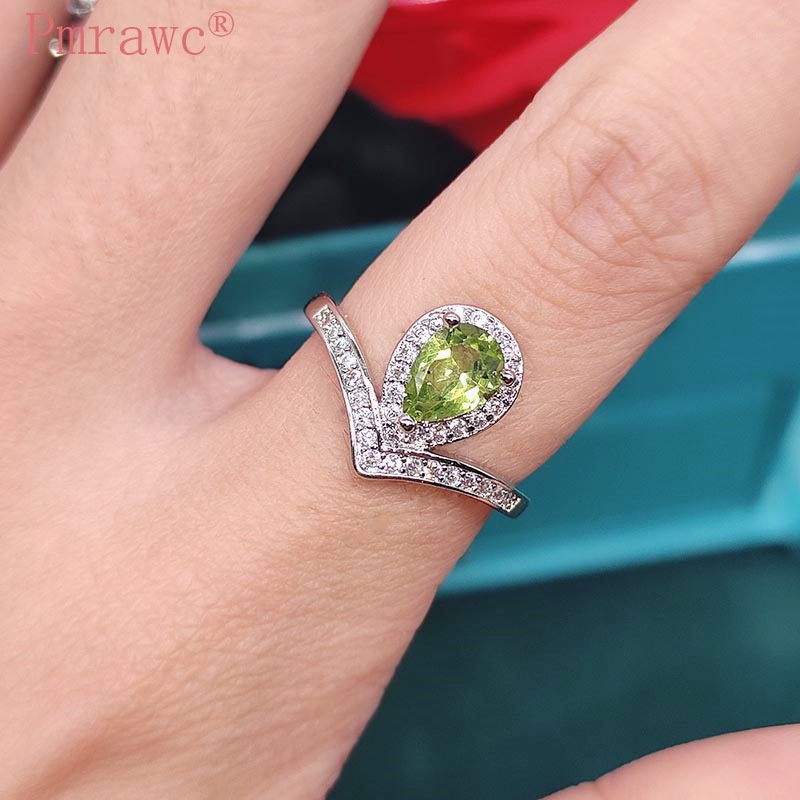 (Bán Sỉ) Nhẫn Đá Topaz / Tự Nhiên Màu Xanh Da Trời