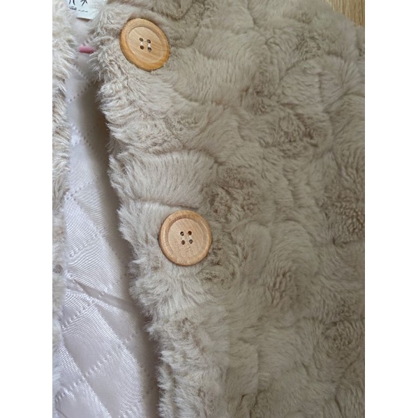 Áo khoác lông mai lót chần bông