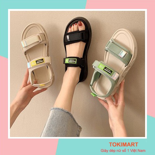 Sandal nữ, dép 2 quai ngang nữ, dép quai hậu đi học, đi chơi thời trang DSV03, đế cao su chống trơn truợt