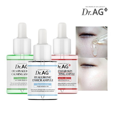 Tinh chất cấp nước phục hồi da DR.AG+ Cica hyaluronic calming Ampule