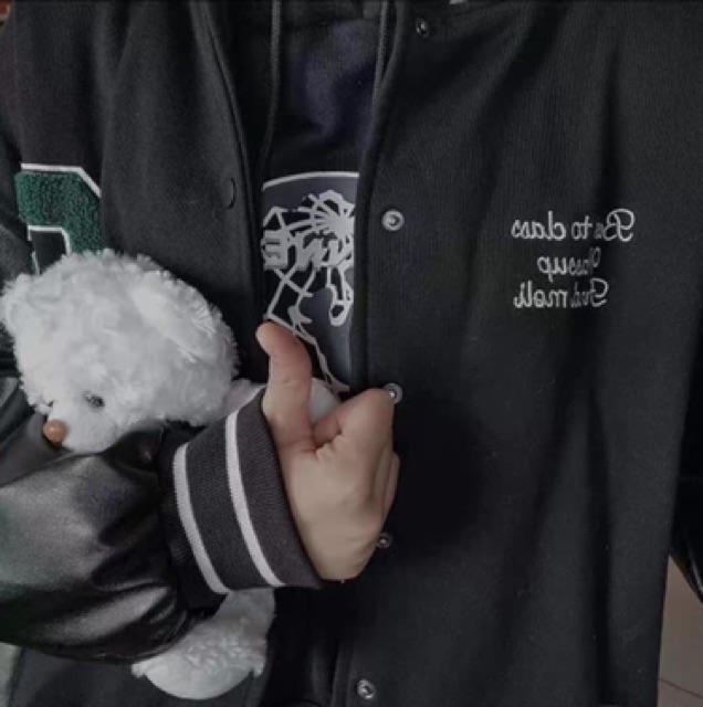 ÁO BOMBER chữ G Unisex nam nữ K01 (kèm ảnh thật) | BigBuy360 - bigbuy360.vn