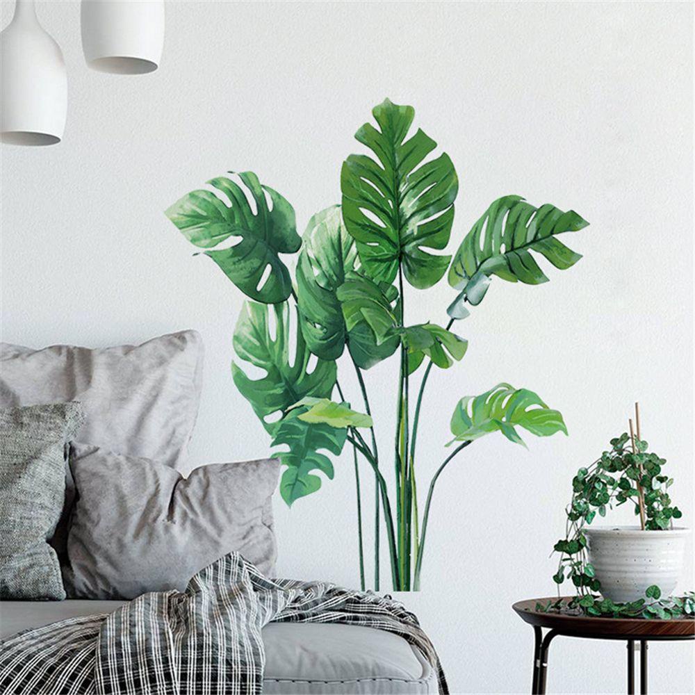 Miếng Dán Tường Hình Cây Cỏ Trang Trí Nhà Cửa