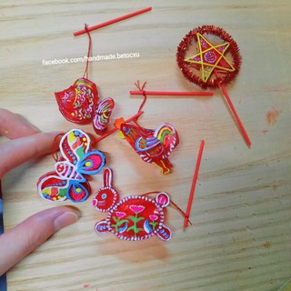 Đồ chơi miniature 1:12_ Lồng đèn Trung Thu cho búp bê