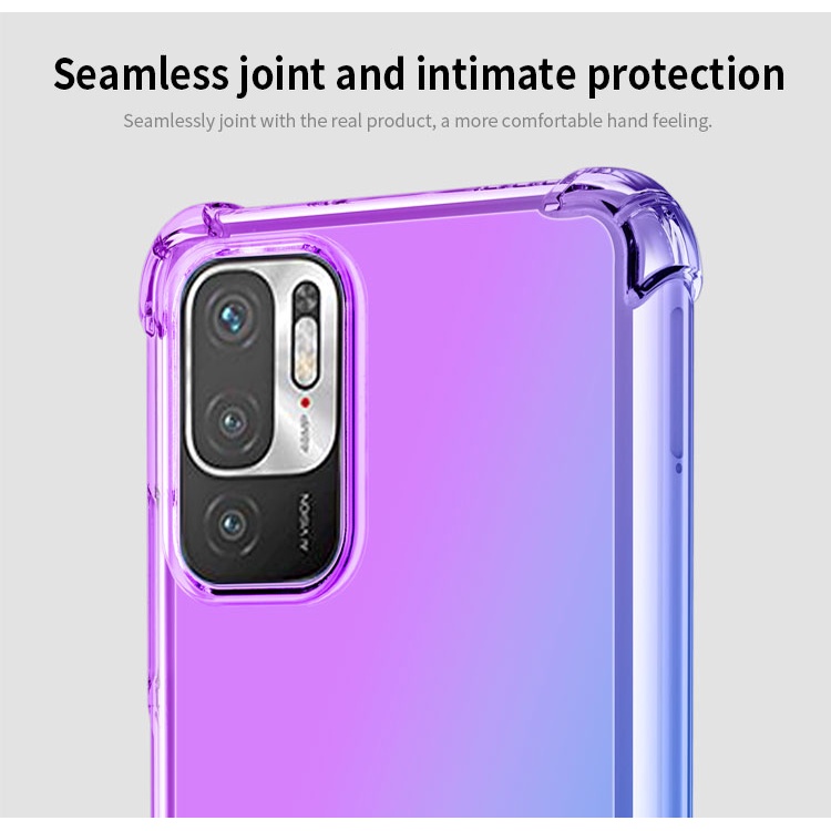 Ốp lưng dẻo đa sắc Redmi Note 10 5G / Poco M3 Pro 5G lồi 4 góc chống sốc thời trang cao cấp