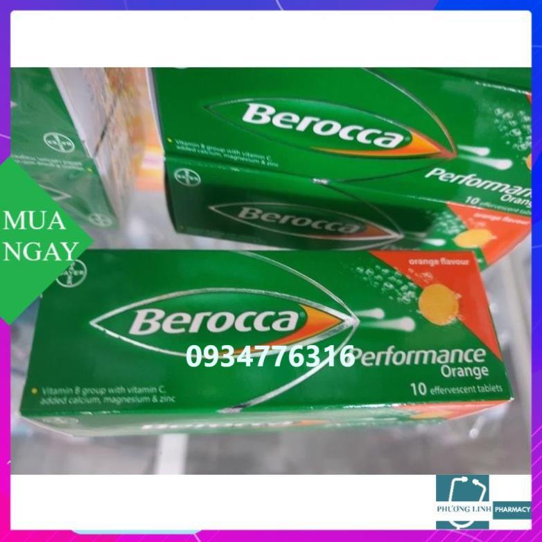 VIÊN SỦI BEROCCA tuýp  10 viên.hộp 24 viên
