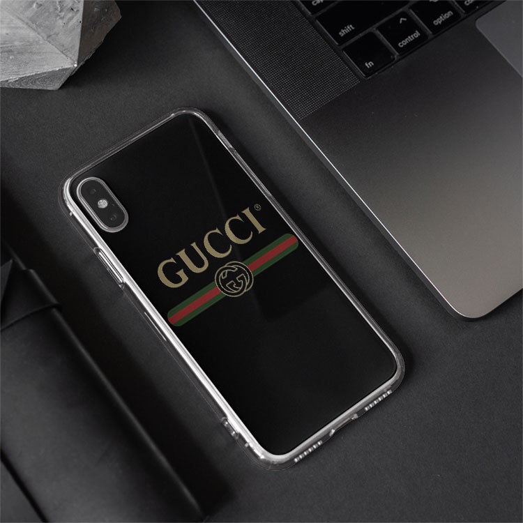 Ốp Lưng Gucci quyến rũ logo gucci nền đen huyền bí dành cho Iphone 5 đến 12 Promax SUPPOD00021