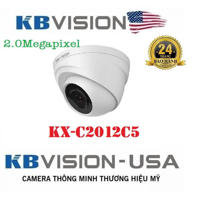 Camera Dome 4 in 1 hồng ngoại 2.0 Megapixel KBVISION KX-C2012C5