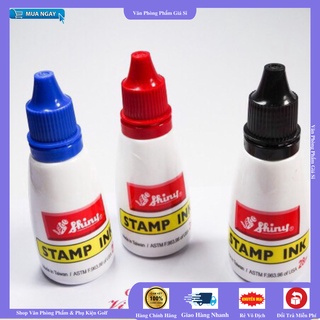 Mực dấu Shiny 28ml Cao Cấp ( S61 S62 S63 Xanh-Đen-Đỏ ) [VPP Minh Hạnh ]