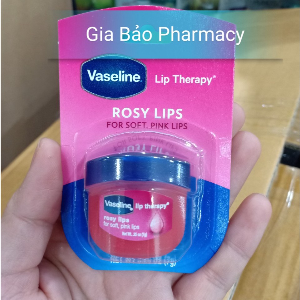 Dưỡng ẩm môi VASELINE ROSY LIPS cho môi hồng không nứt nẻ