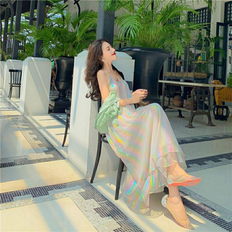 Đầm maxi pony 7 màu