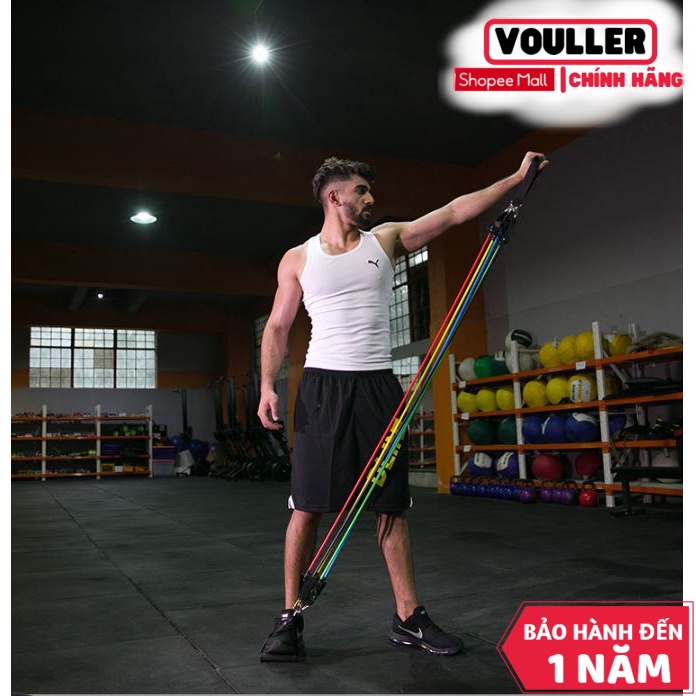 Bộ 5 Dây Ngũ Sắc Vouller Tập Full Body Dụng Cụ Tập Gym Toàn Thân