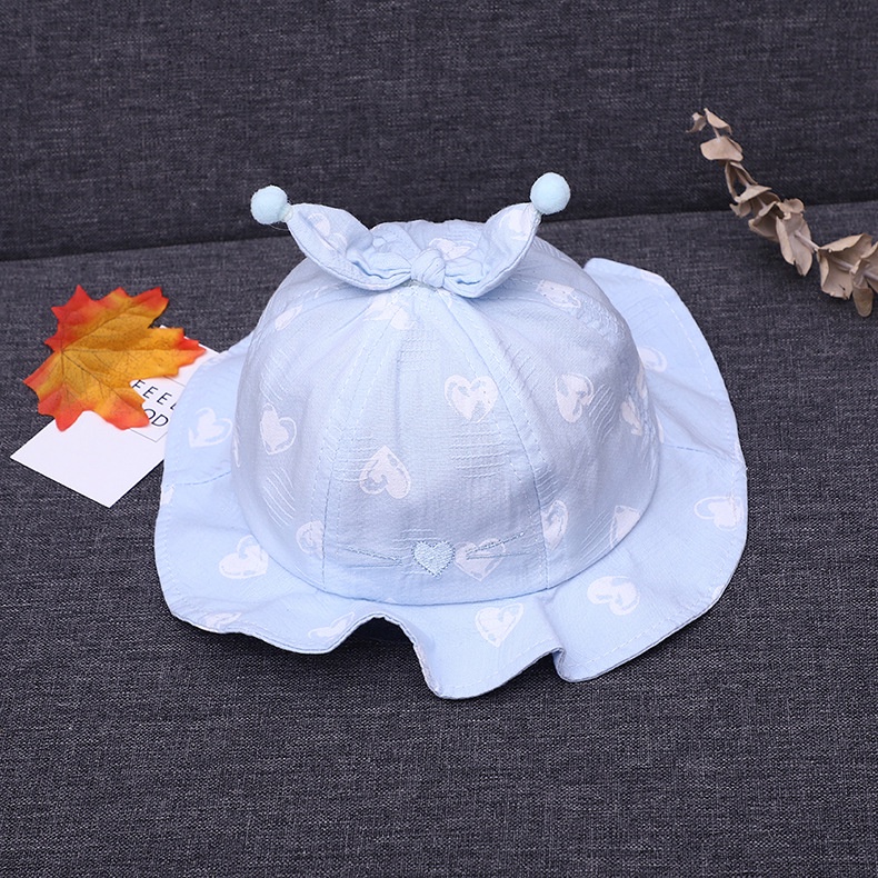 Mũ Tai Bèo - Mũ Vành Tròn Cho Bé Hoạ Tiết Dễ Thương Cho Bé gái 6 đến 18 tháng