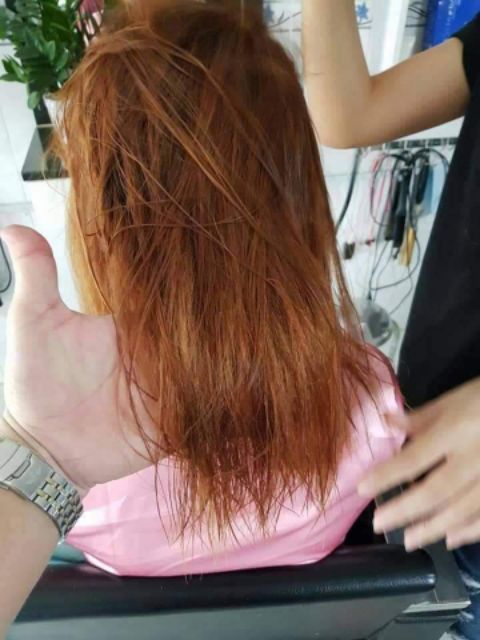 Bộ bóc màu đỏ đen amoniac pallamina 500mlx2 mẫu mới