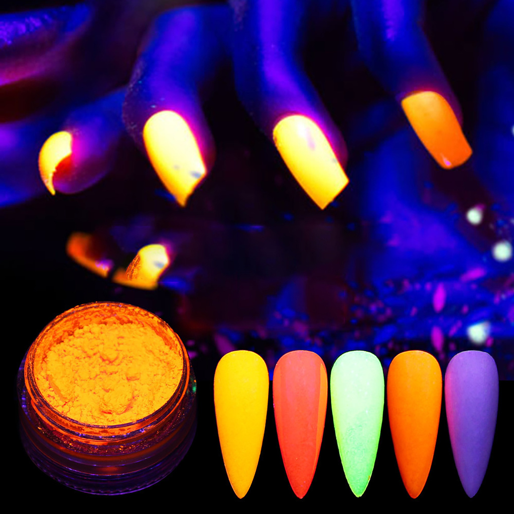 [Hàng mới về] Phấn Phủ Móng Tay Phát Quang Lâu Trôi Độc Đáo Cho Nữ