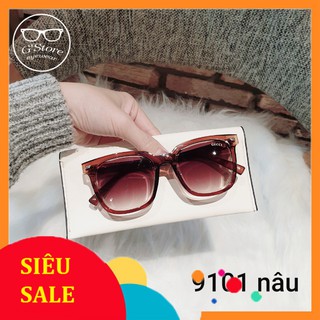 Kính mát mắt vuông to sang chảnh 9101