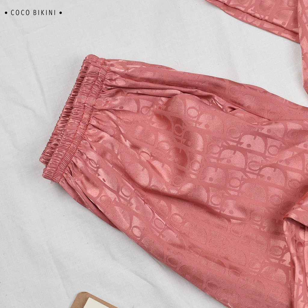 𝑪𝑶𝑪𝑶 𝑩𝑰𝑲𝑰𝑵𝑰 Bộ Đồ Ngủ - Đồ Mặc Nhà Lụa Gấm ( VCD7007 ) | BigBuy360 - bigbuy360.vn