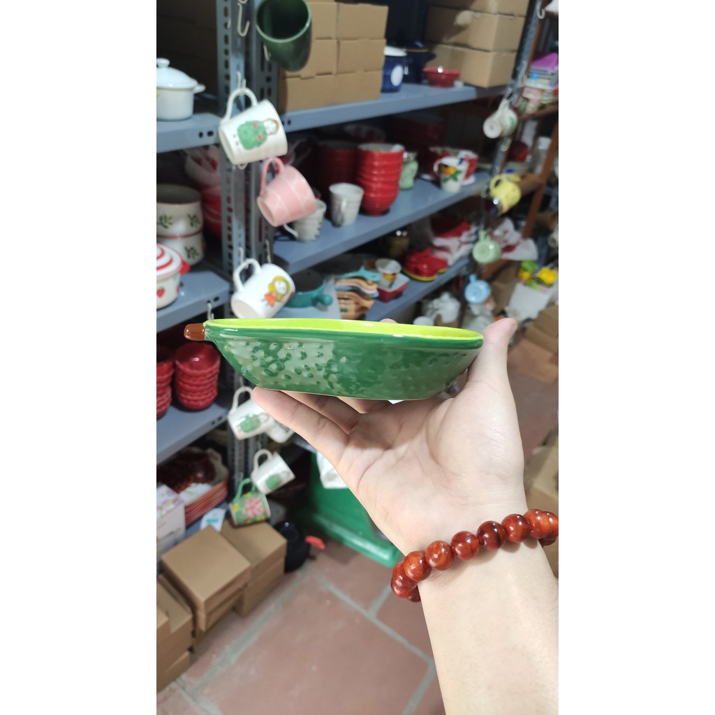 Bát Đĩa 🥑 QỦA BƠ🥑 Bát đĩa ăn cơm decor trang trí bếp đáng yêu cute S105