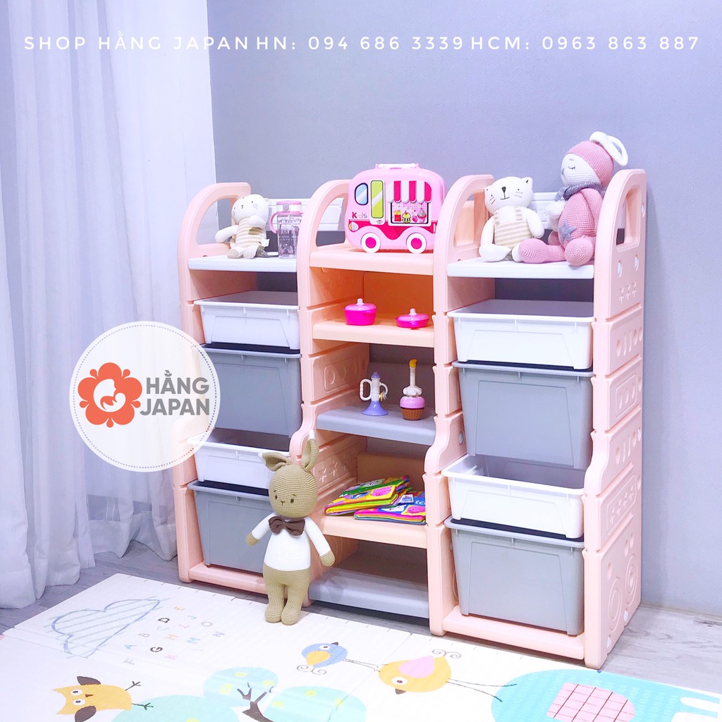 Kệ đồ chơi Holla 3 khối mẫu mới 2021 Kích thước156 * 94 * 36 cm hàng chính hãng