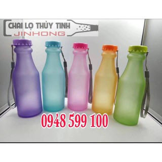 CHAI THUỶ TINH MÀU 350ML DÂY MS05