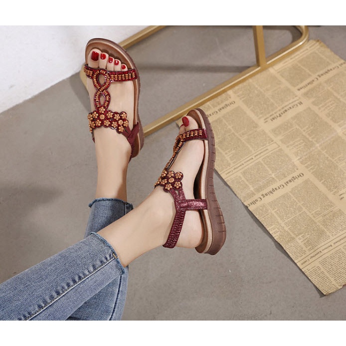 Sandal quai ngang đế bằng BigSize _HÀNG CÓ SẴN