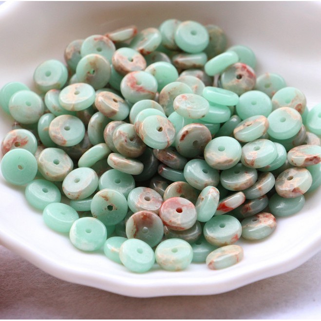 Chuỗi hạt đá tự nhiên nhiều màu kích thước 6/8/10mm dùng làm trang sức