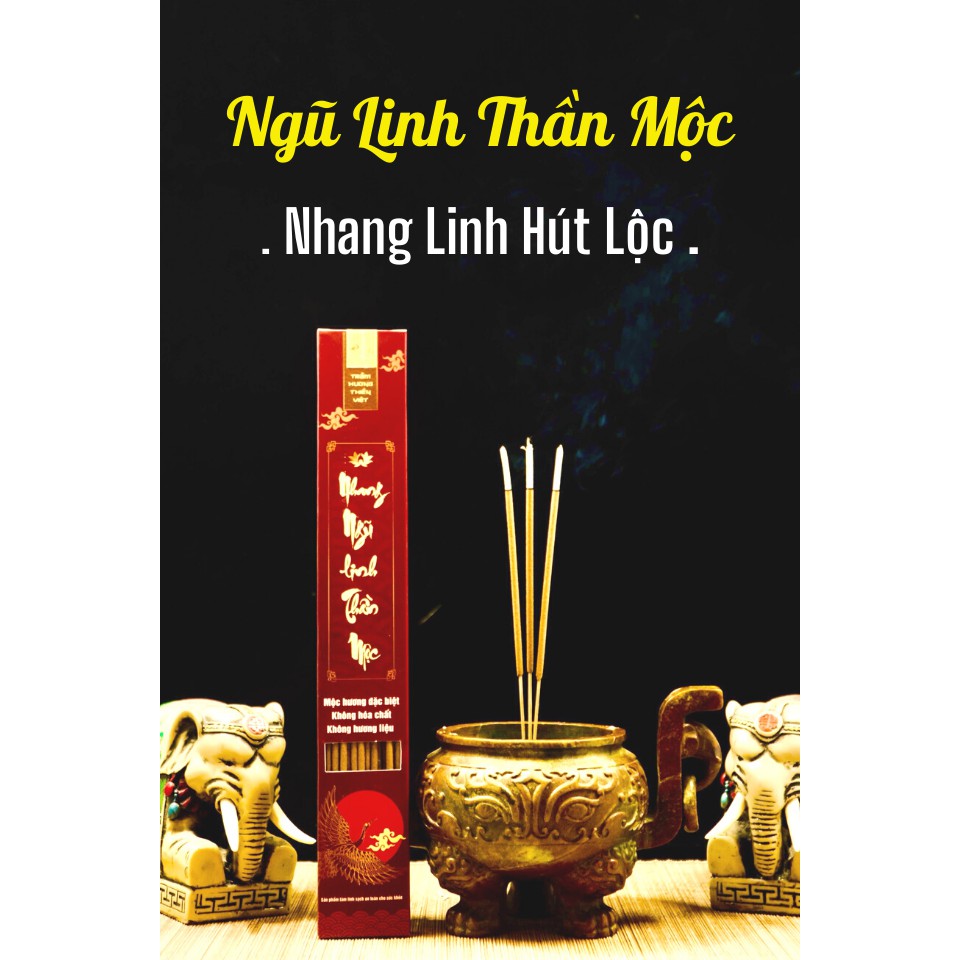 Nhang Ngũ Linh Thần Mộc - Trầm Hương Thiền Việt