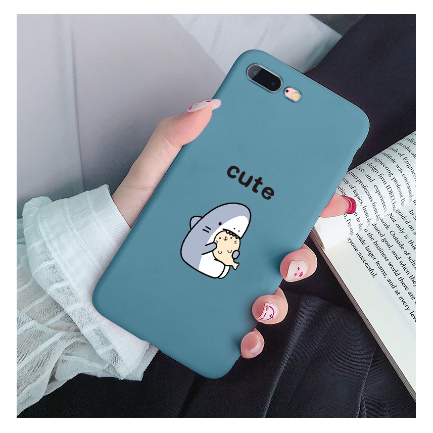 Ốp lưng iphone cá mập trơn 5/5s/6/6plus/6s/6splus/7/7plus/8/8plus/x/xr/xs/11/12/pro/max/plus/promax - Awifi Case G4-4 | BigBuy360 - bigbuy360.vn
